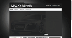 Desktop Screenshot of mackyrepair.com